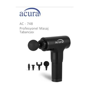 ACURA AC-748 TİTREŞİMLİ MASAJ ALETİ - SPORCU MASAJ TABANCASI