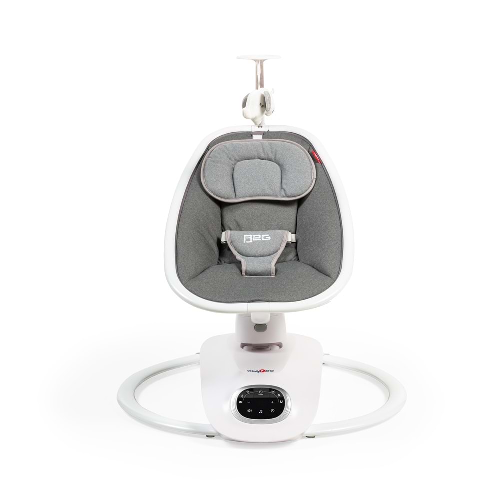 BABY2GO TANEGER SWING & BOUNCER ELEKTRİKLİ ANAKUCAĞI - KOYU GRİ