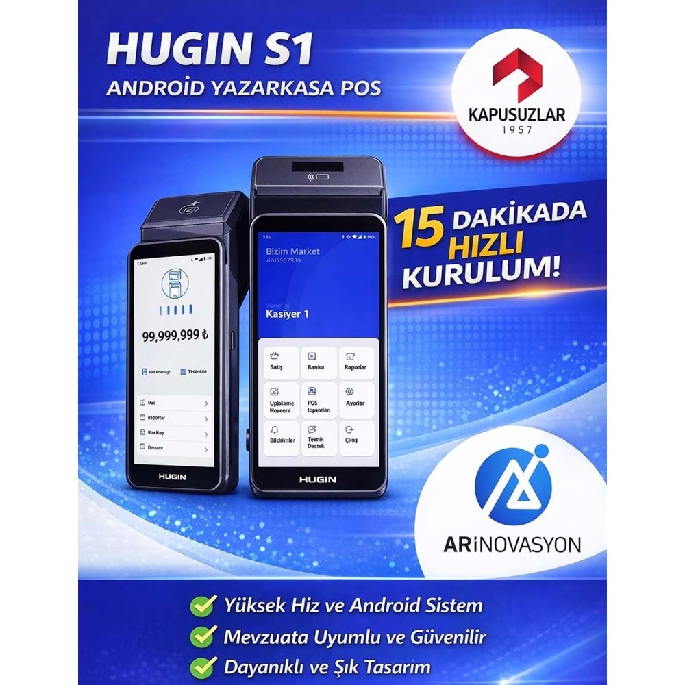 Hugin S1 Android Yeni Nesil Yazarkasapos