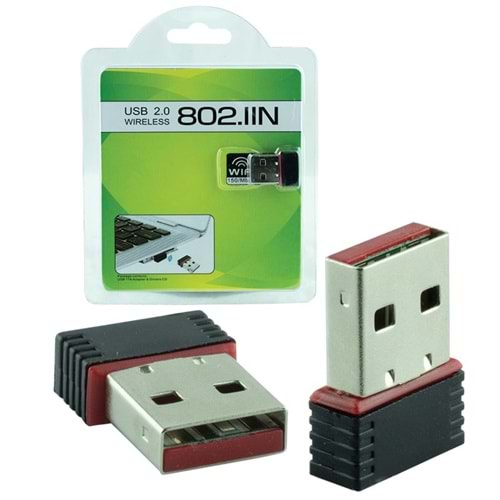 MAGBOX USB STICK MİNİ 802.11N WİFİ ADAPTÖR 7601 İŞLEMCİLİ 150 MBPS