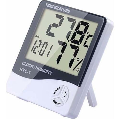 Starmax Clock Htc-2/1 Dijital Nem ve Sıcaklık Ölçer Termometre